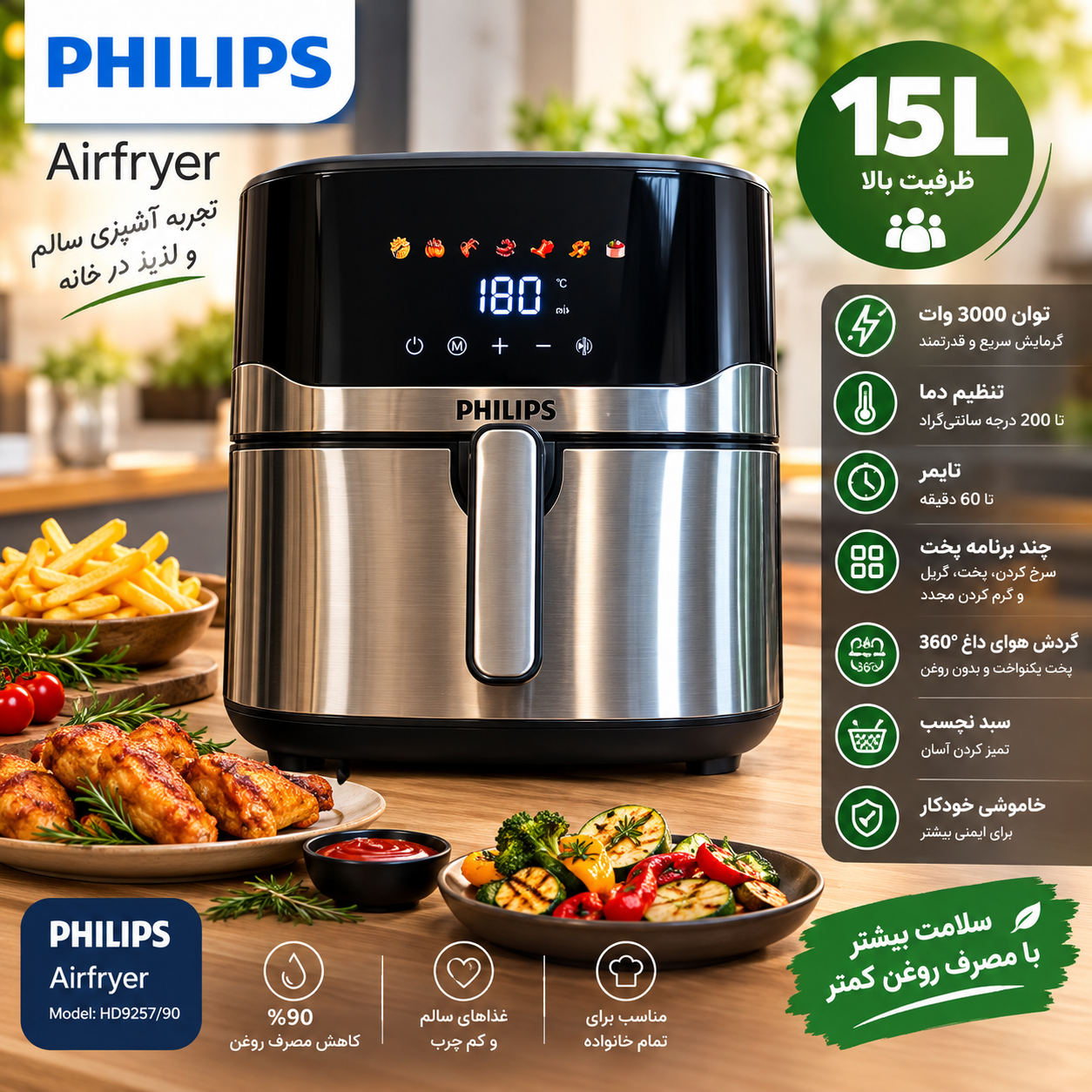 هوا پز فیلیپس S175
